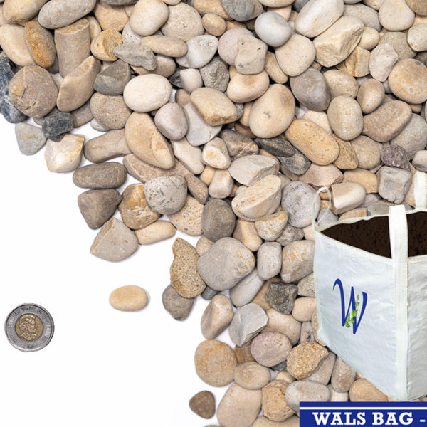 20mm Washed Round Decorative Landscape Rock In WALS Bag