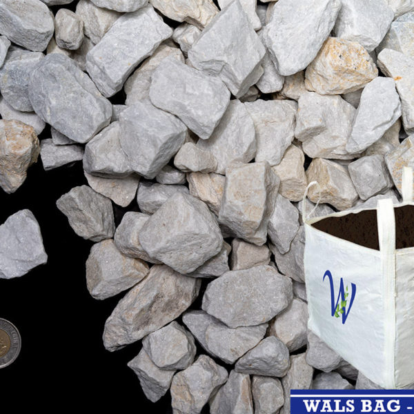 40mm Crystal White Decorative Landscape Rock In WALS Bag