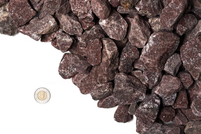 40mm Purple Sparkle Rock Whyte Ave Landscape Supplies (WALS) Center