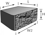 Basalite Concrete Hardscape Garden Stack Wall Cap