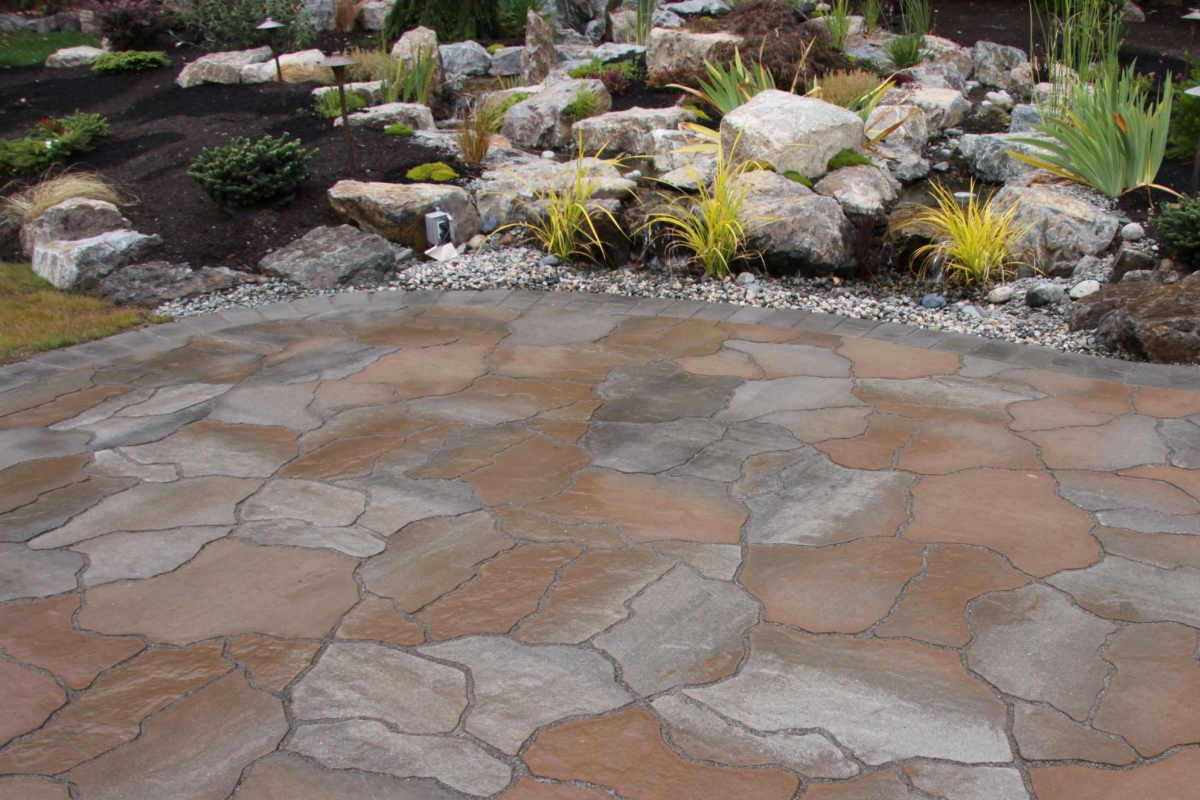 Hardscape Concrete Flagstone Pavers Landscape Material