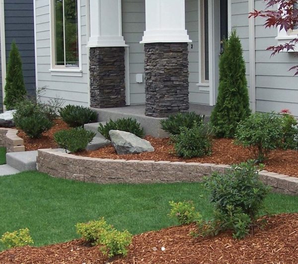 Hardscape Concrete Garden Stack Wall Landscape Material