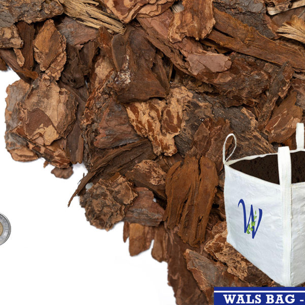 Medium Wood Bark Decorative Landscape Material In WALS Bag
