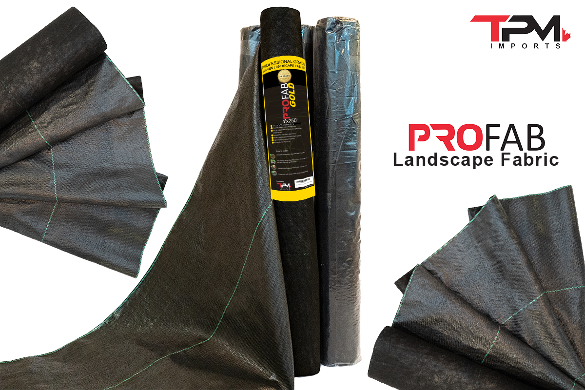 TPM Imports ProFAB Gold Landscape Fabric For Controlling Weeds
