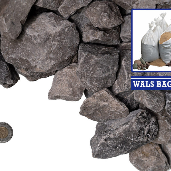 Wals 5 Gallon Bag 30-65mm Limestone Decorative Landscape Rock