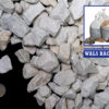 Wals 5 Gallon Bag 40mm Crystal White Decorative Landscape Rock