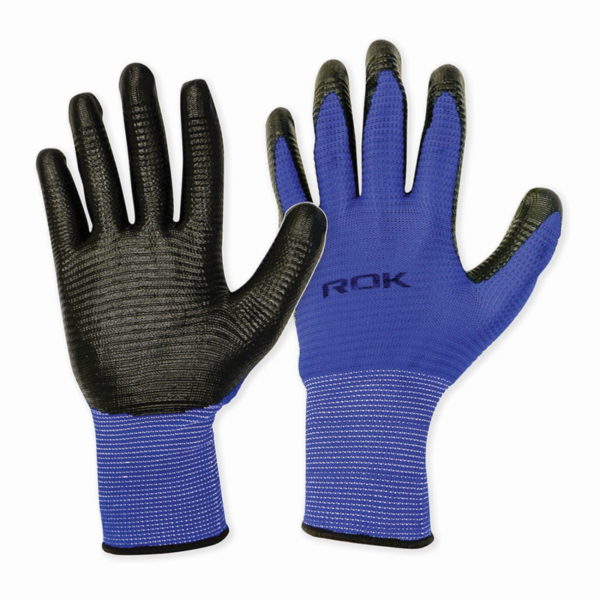 Landscaping Blue Nitrile Gloves