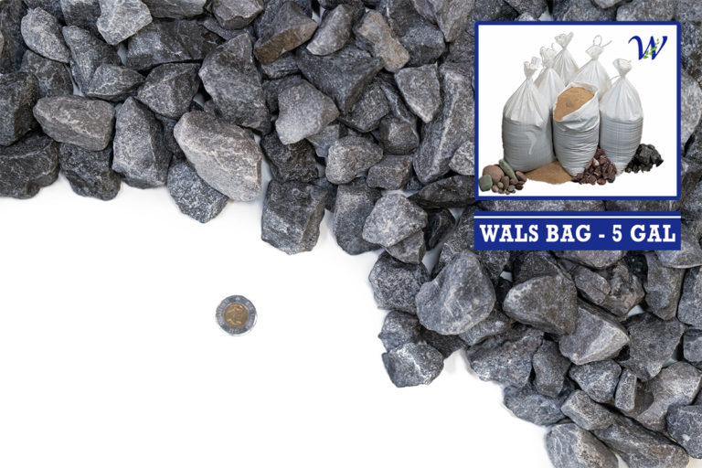 WALS 5 Gallon Bag 40mm Limestone Rock - Landscape Material | Whyte Ave