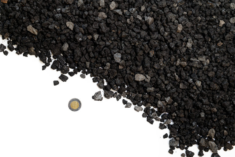 Small Black Lava Rock Whyte Ave Landscape Supplies