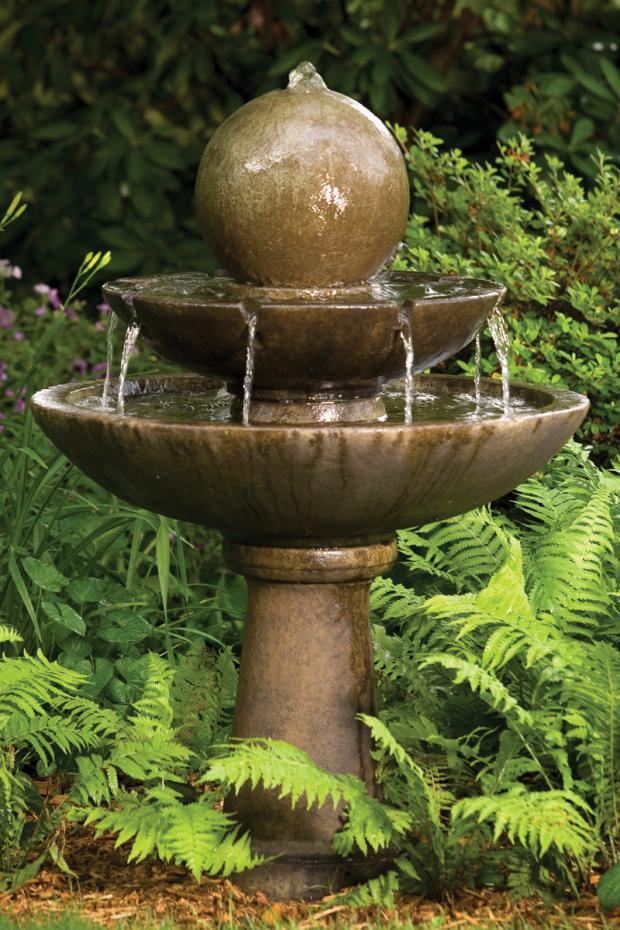Tranquillity Sphere Spill Fountain Garden Decor