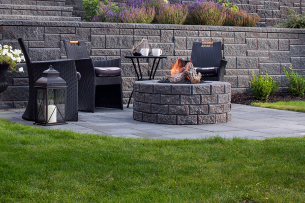 StackStone fire pit Expocrete Belgard Whyte Ave Landscape Supplies