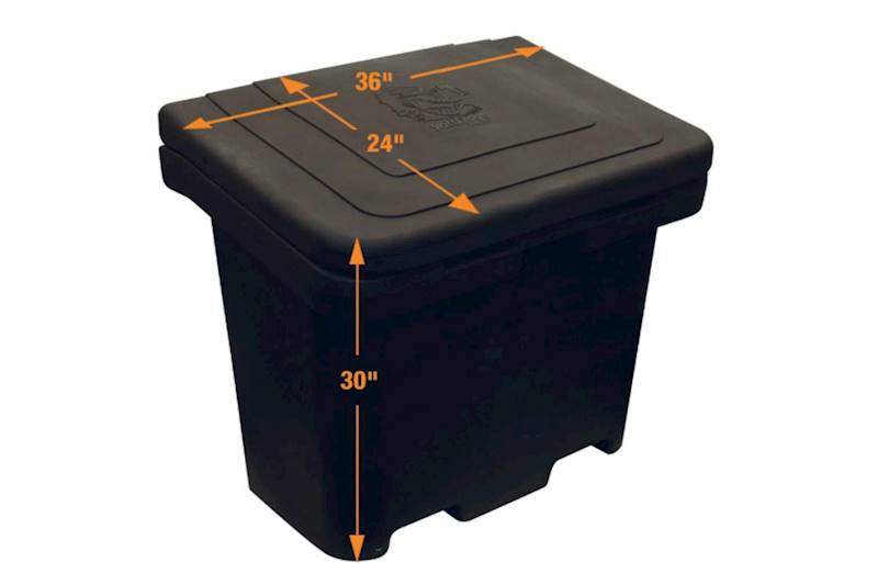 Heavy Duty winter bin salt or sand outdoor storage box container