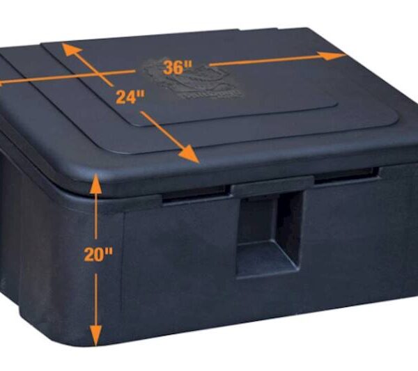 Heavy Duty Winter Salt Or Sand Outdoor Storage Box Container 24