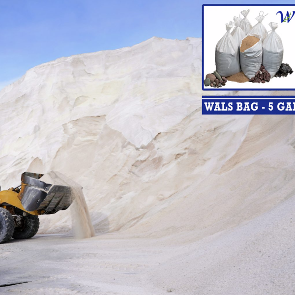 Bulk Road Salt For Icy Roads And Parking Lots in 5 Gallon Bag