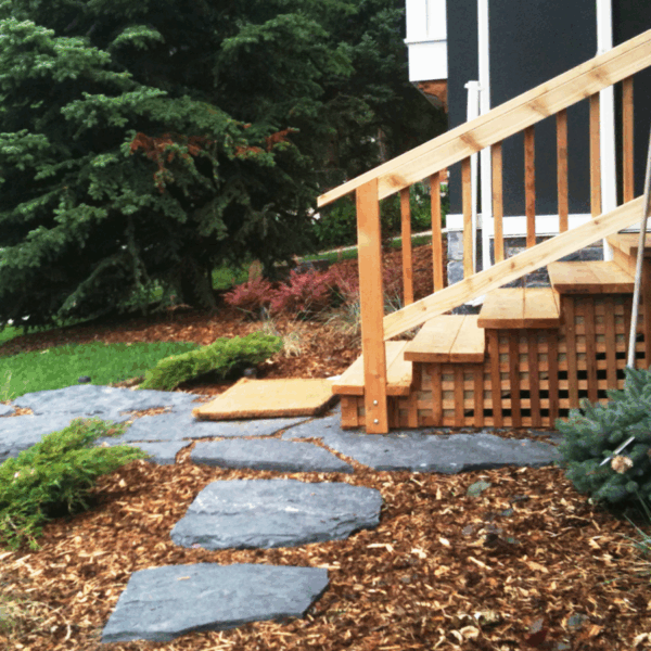 Natural Flagstone Rundle Black